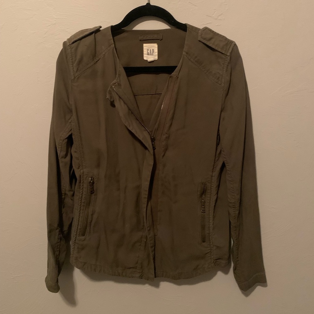 Gap green utility jacket